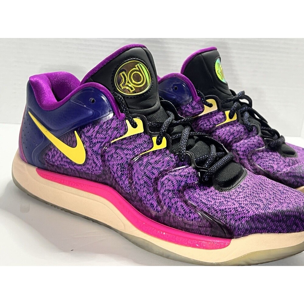 💜🔥 Nike KD Basketball Shoes – Purple / Pink / Volt 💛